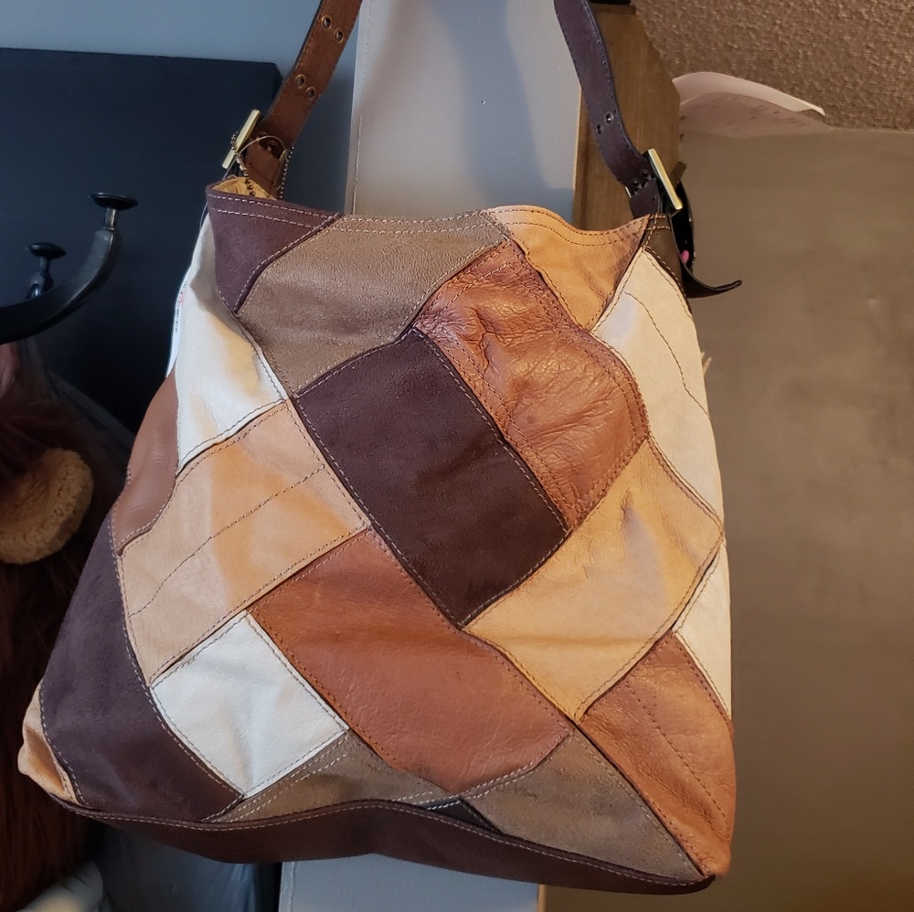 Leather Shoulder Bag/ Purse